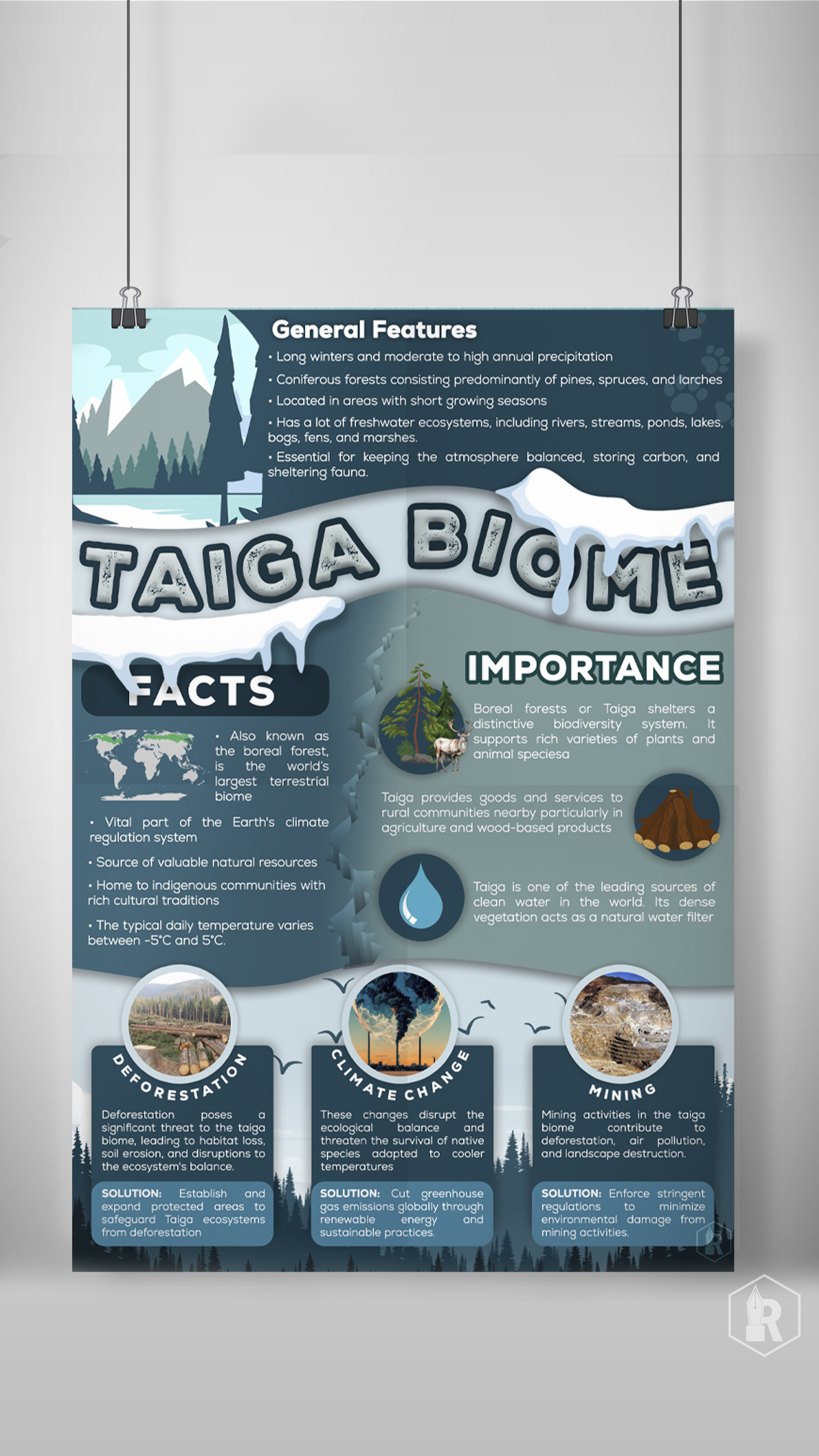 taiga biome mockup